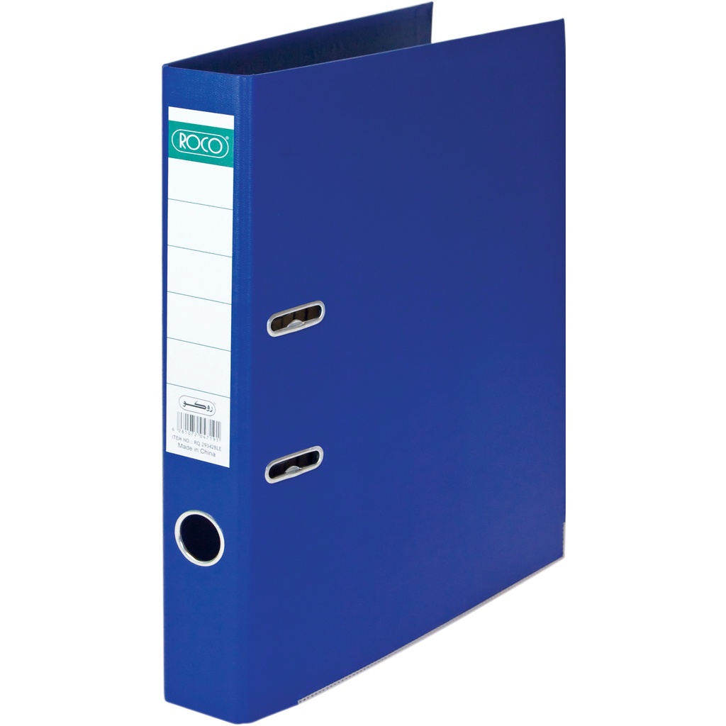 Roco Standard Box File 7.5Cm - A4Blue