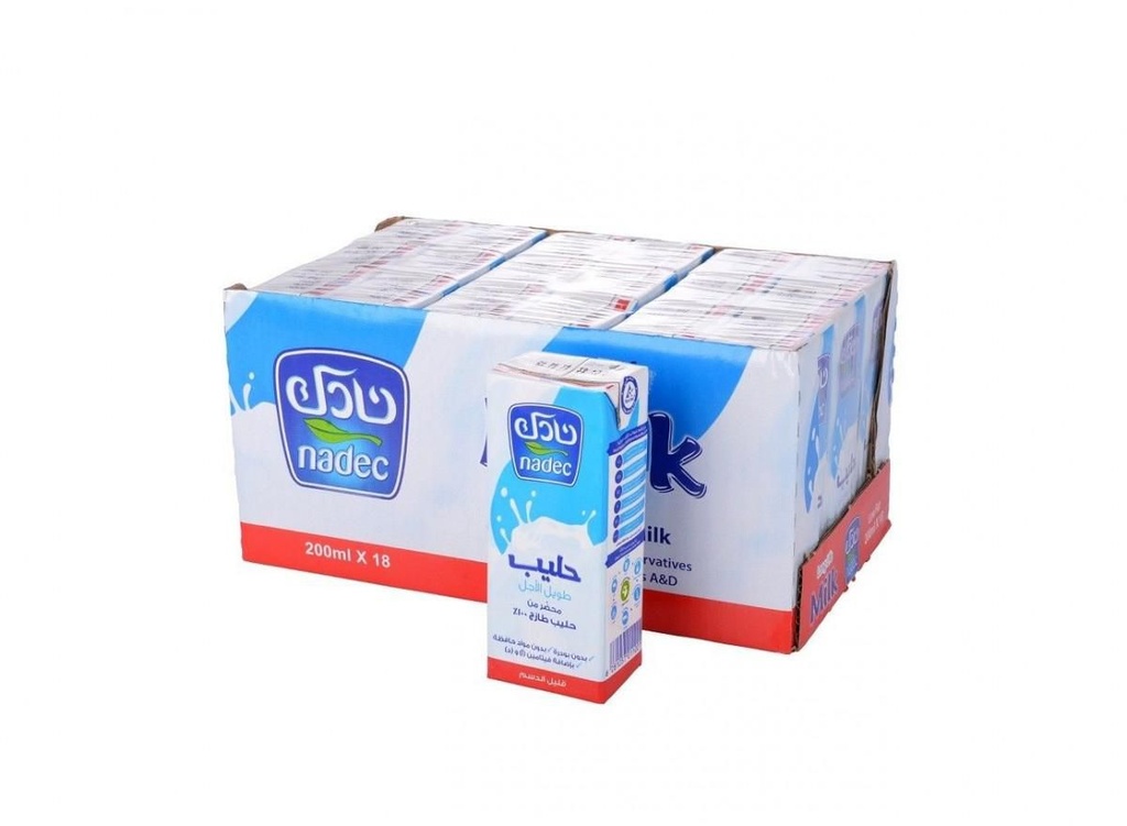 Nadec Milk 18X200Ml