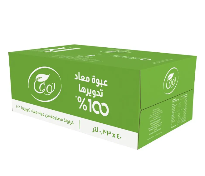 زجاجة مياه نوفا المعاد تدويرها 40 × 0.33 لتر