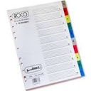 Roco Plastic File Separator 5 Color